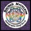 Sacred Mycelium Die-Cut Holographic Vinyl Decal